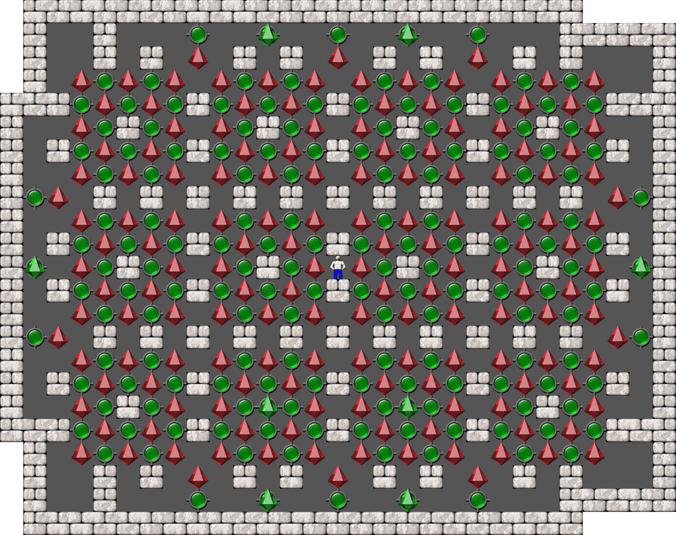 Sokoban Sasquatch 06 Arranged level 63